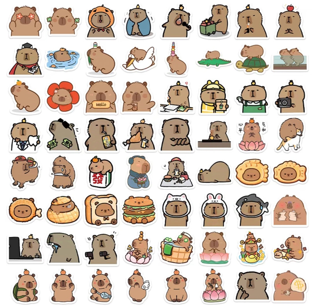 Capybara stickers [99 pack]