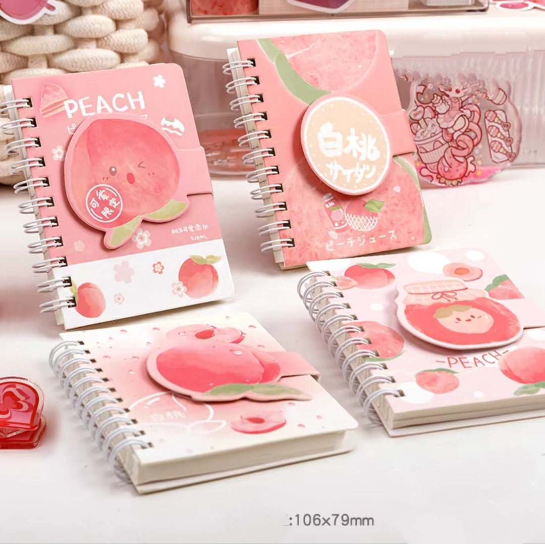 A7 Pink Peach Dairy / Notebook