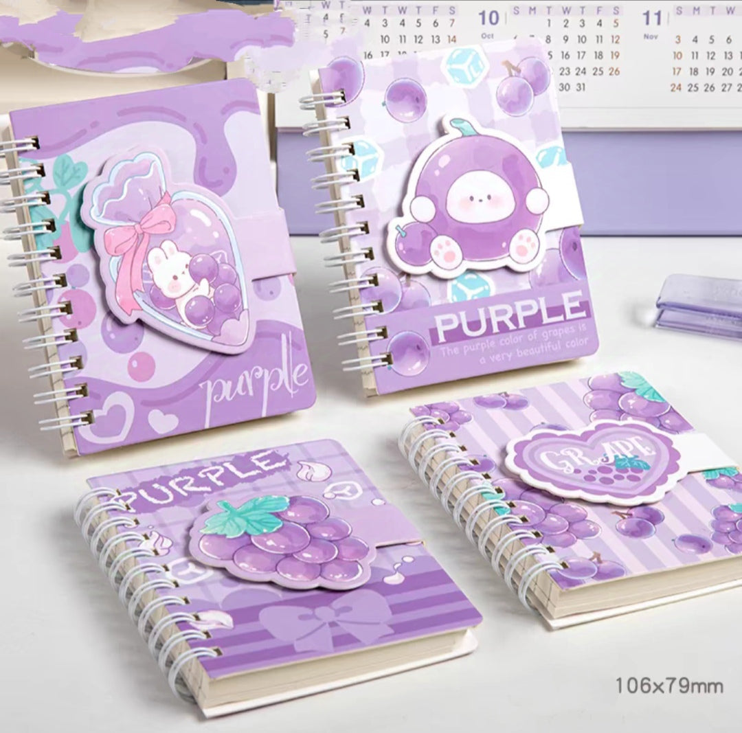 A7 Purple Grape Dairy / Notebook