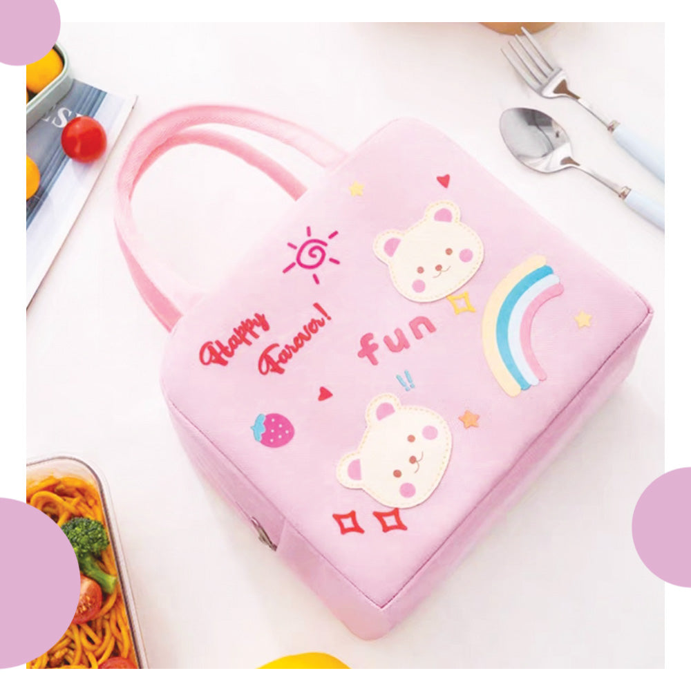 Kawaii Bear Multi-Purpose Bag [Pink]