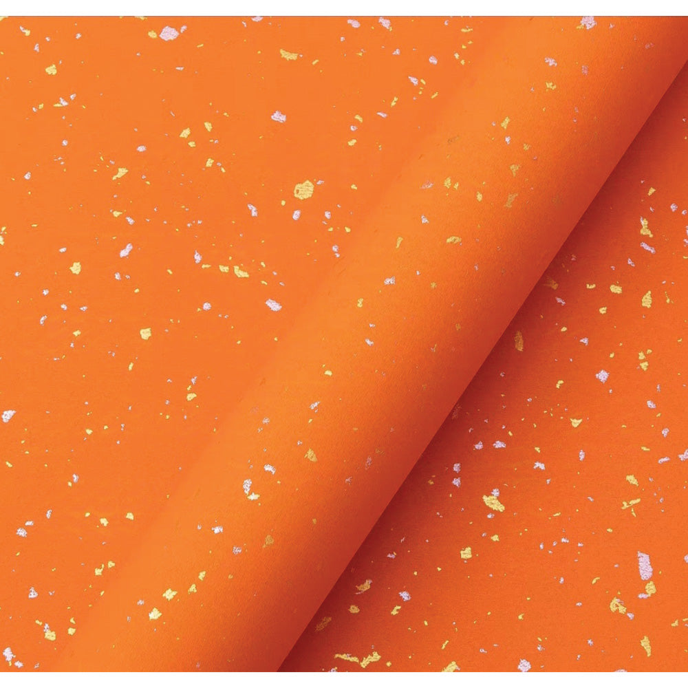 Glitter Orange Wrapping Paper [109 x 79cm]