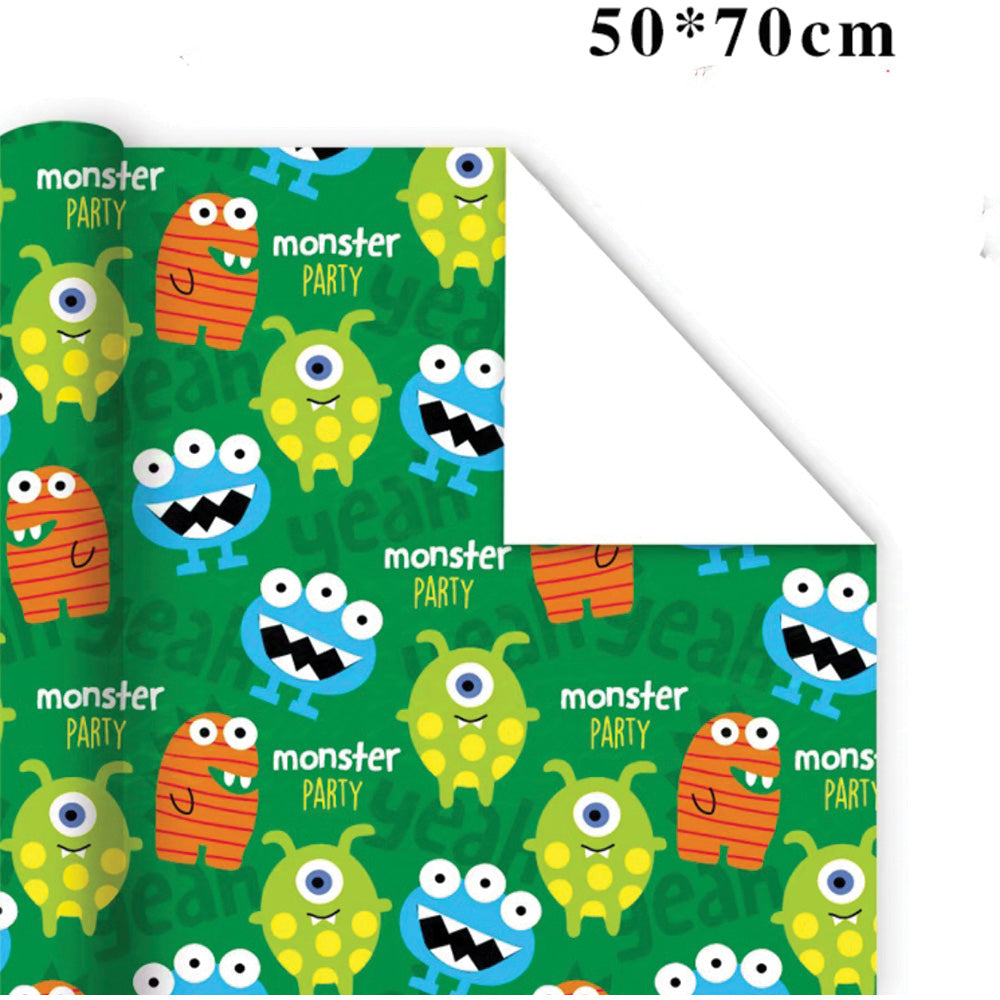 Monster Party Wrapping Paper [70 x 50cm]