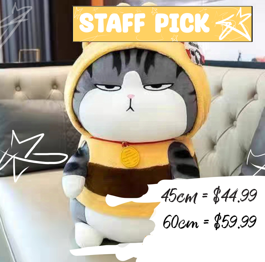 Grumpy Cat Bumble-Bee outfit Plushie